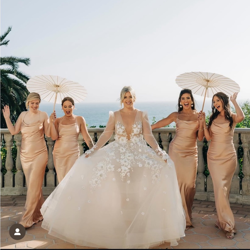 Shona Joy La Lune Lace Back Maxi Dress in Desert Rose